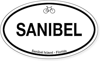 CafePress Sanibel Island Oval Car Bumper Sticker