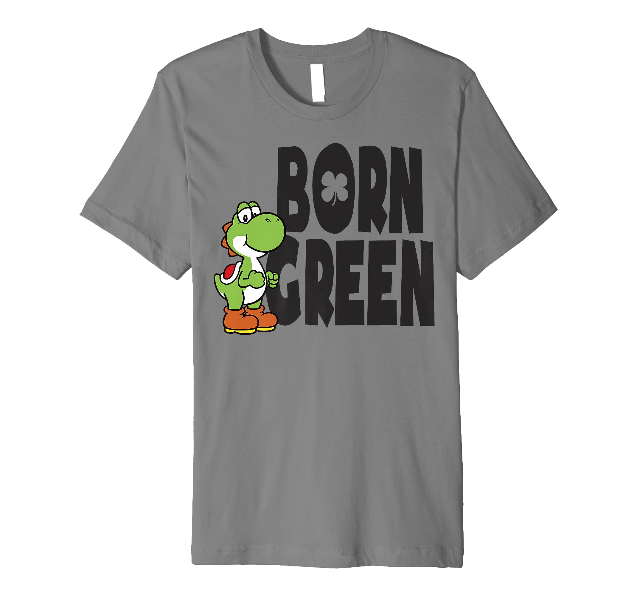 Super Mario St. Patty's Yoshi Born Green Premium T-Shirt Premium T-Shirt