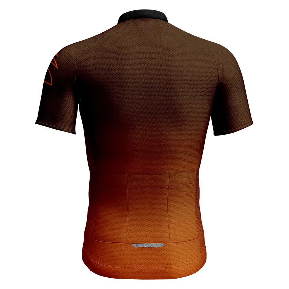 Mateju Maillot Cyclisme Hommes 3D Loup Tenue Cycliste Respirant Homme Maillots de Cyclisme Séchage Rapide Tee Shirt Maillot Velo Route avec Fermeture Éclair et 3 Poche