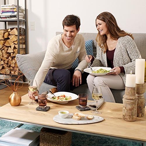Villeroy & Boch Passion Pasta Plate L Set 2 Pieces, Porcelain, White, Large