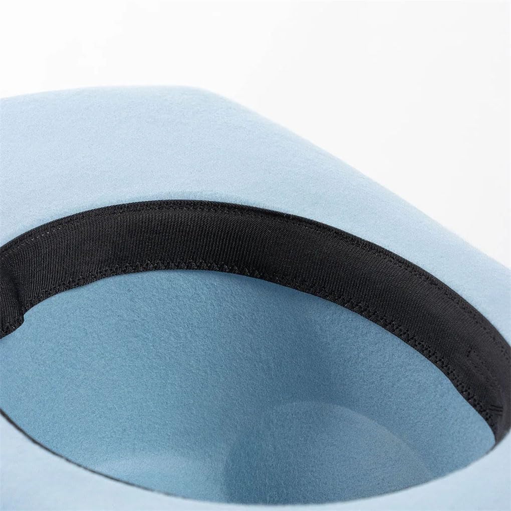 Wełniana czapka dżinsowa damska męska Fedora czapka imprezowa outdoorowa ciepła czapka kawalerska na imprezę