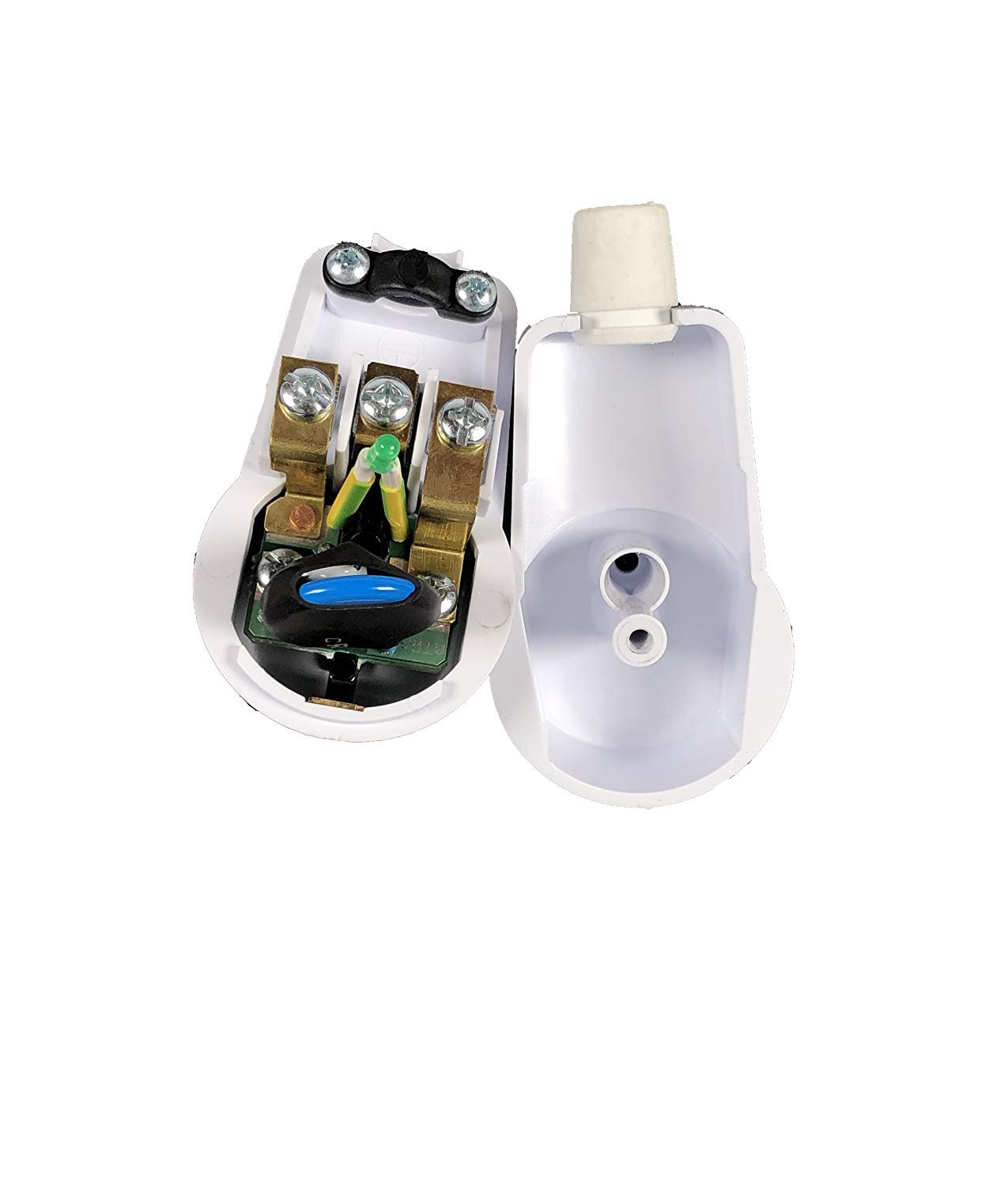 Regleta Schuko con interruptor y enchufe con protección contra sobretensiones con cable de 1,5 y 3 metros (4 enchufes con cable de 1,5 m)