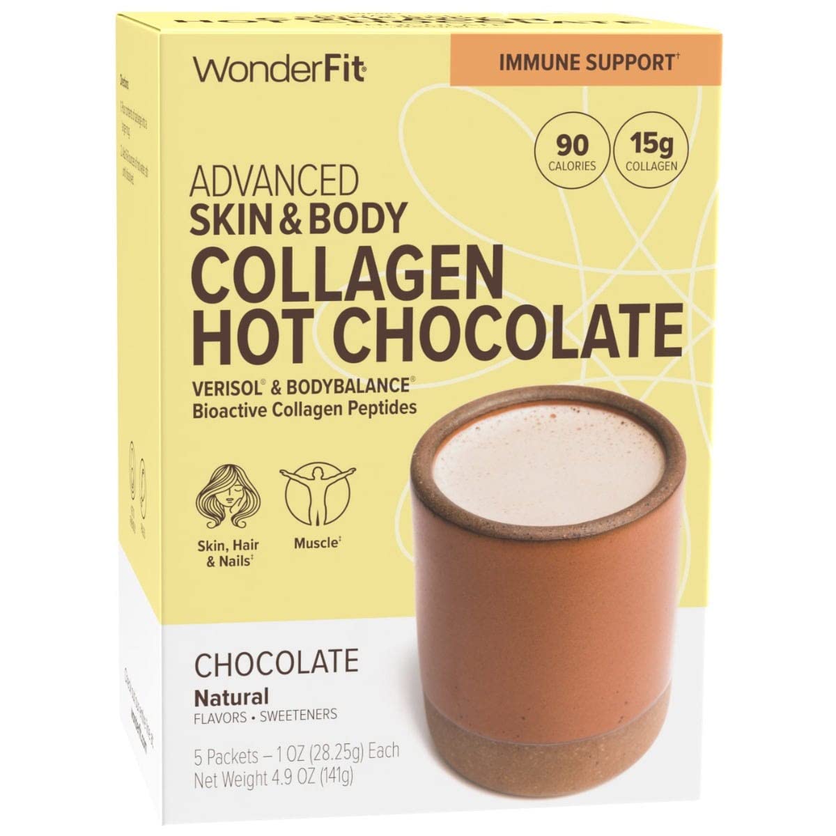 WonderFit Advanced Skin & Body Collagen Hot Chocolate
