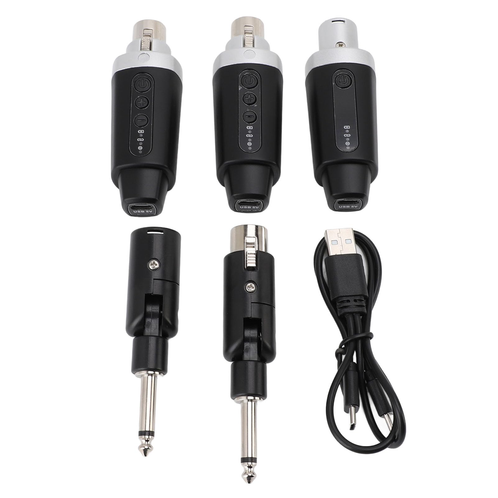 Système de Micro émetteur-récepteur XLR sans Fil, Haute stabilité, pour Micros Dynamiques, Plug and Play pour Grandes Scènes, Matériau ABS