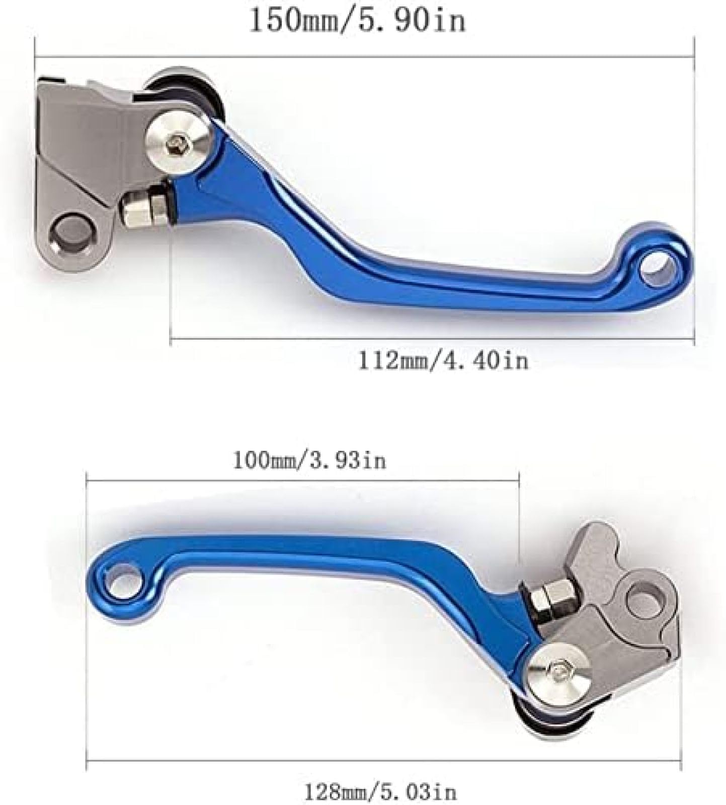 Leve Frizione E Freno Per Moto Cross Husqvarna WR 125-300 - Pieghevoli, In Alluminio CNC, Marca NOLLAM - Foto 7