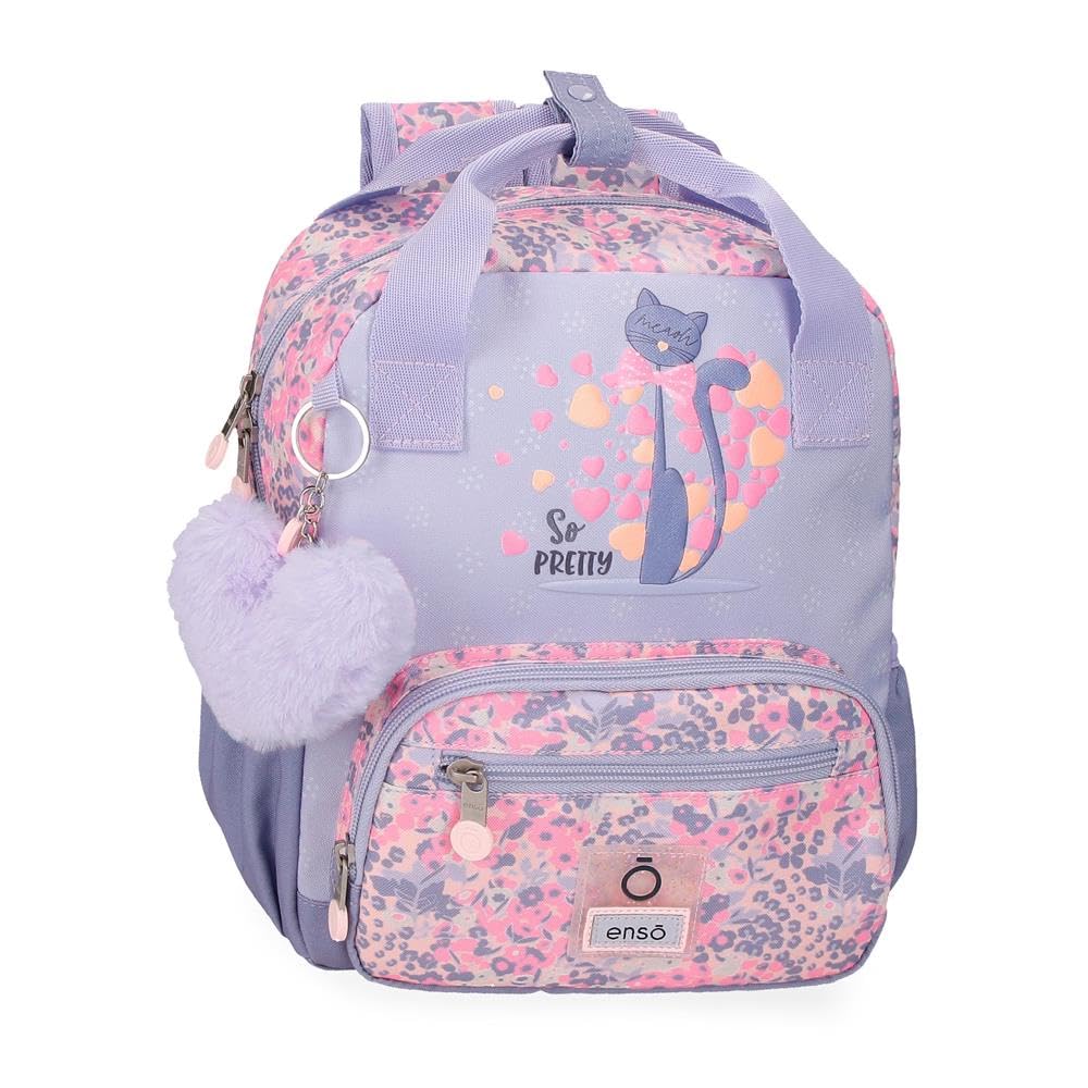Enso So Pretty Mochila Preescolar Adaptable a Carro Multicolor 23x28x10 cms Poliéster