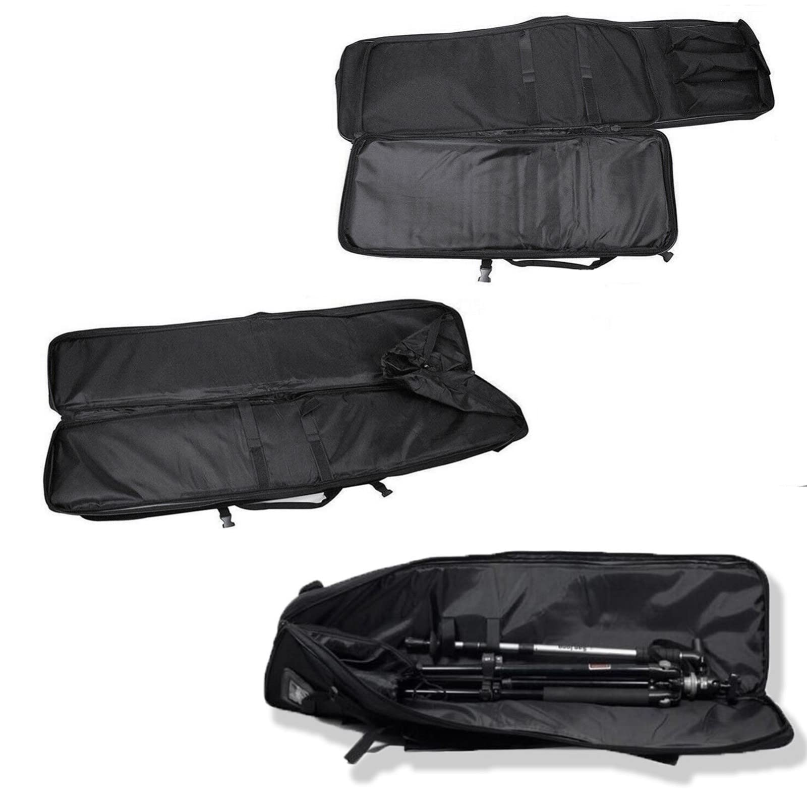 Funda para Rifles de Escopeta,85cm/100cm/120cm Funda Blanda para Pistolas Táctico,Airsoft Funda Escopeta Porta Caza,Bolsa Táctica para Fusil con Correa para el Hombro