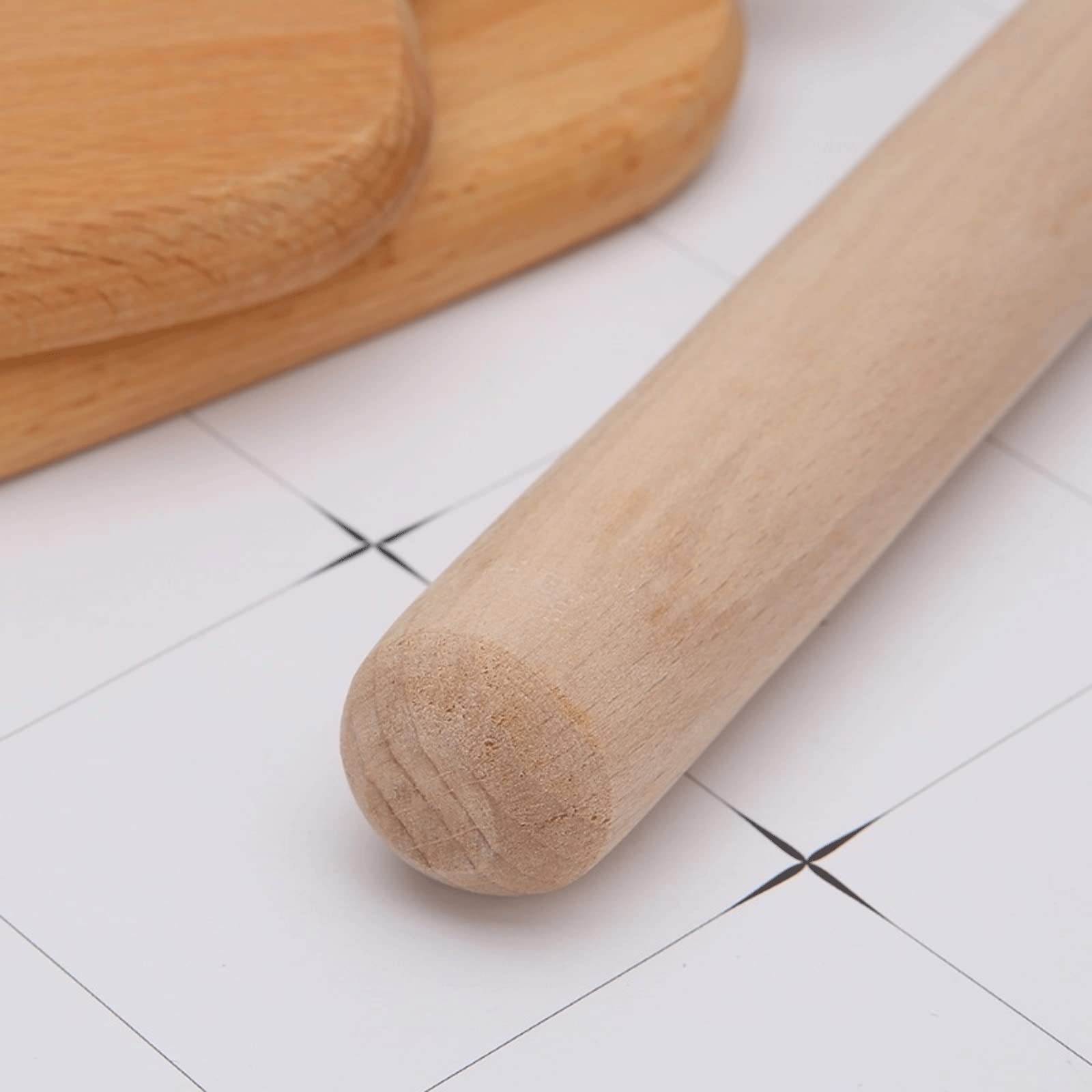rodillo, Rodillos de masa madera natural for decoración pasteles y