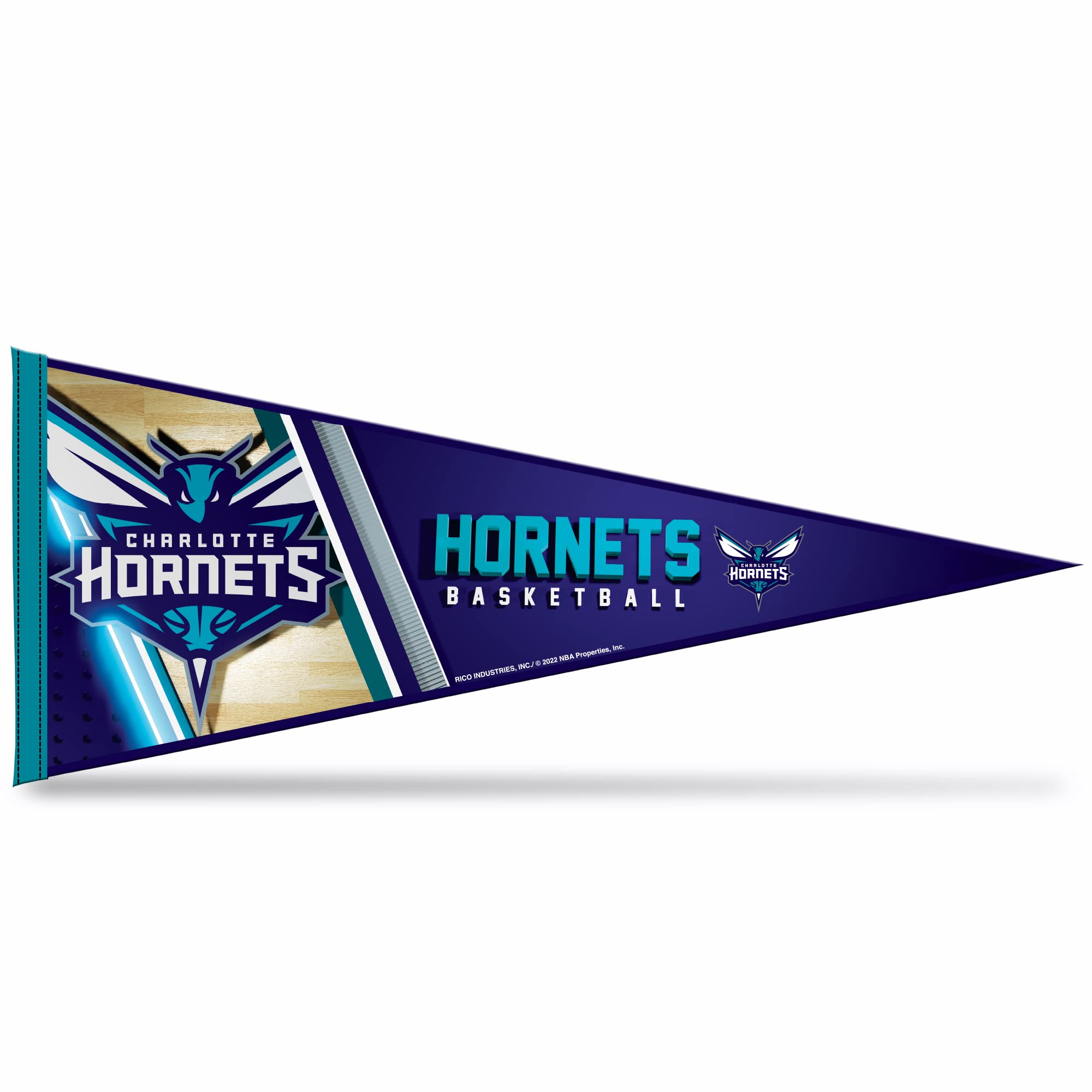 Rico Industries NBA Basketball 12" x 30" Felt Wall Décor Pennant - Great for Home/Bed Room/Man Cave Décor