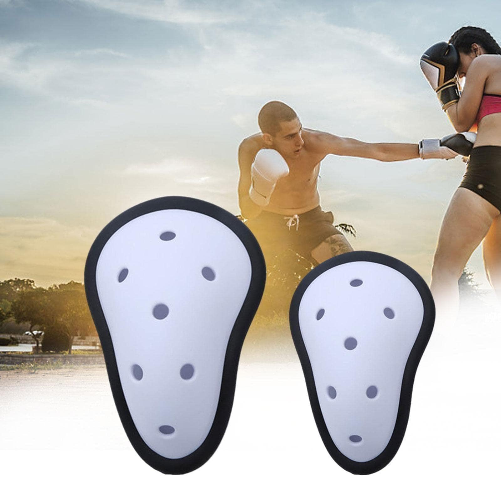 Protección de entrepierna de fútbol para niños y hombres, transpirable, protector de entrepierna hueca, taekwondo, boxeo, Q7Y5 Out Kick