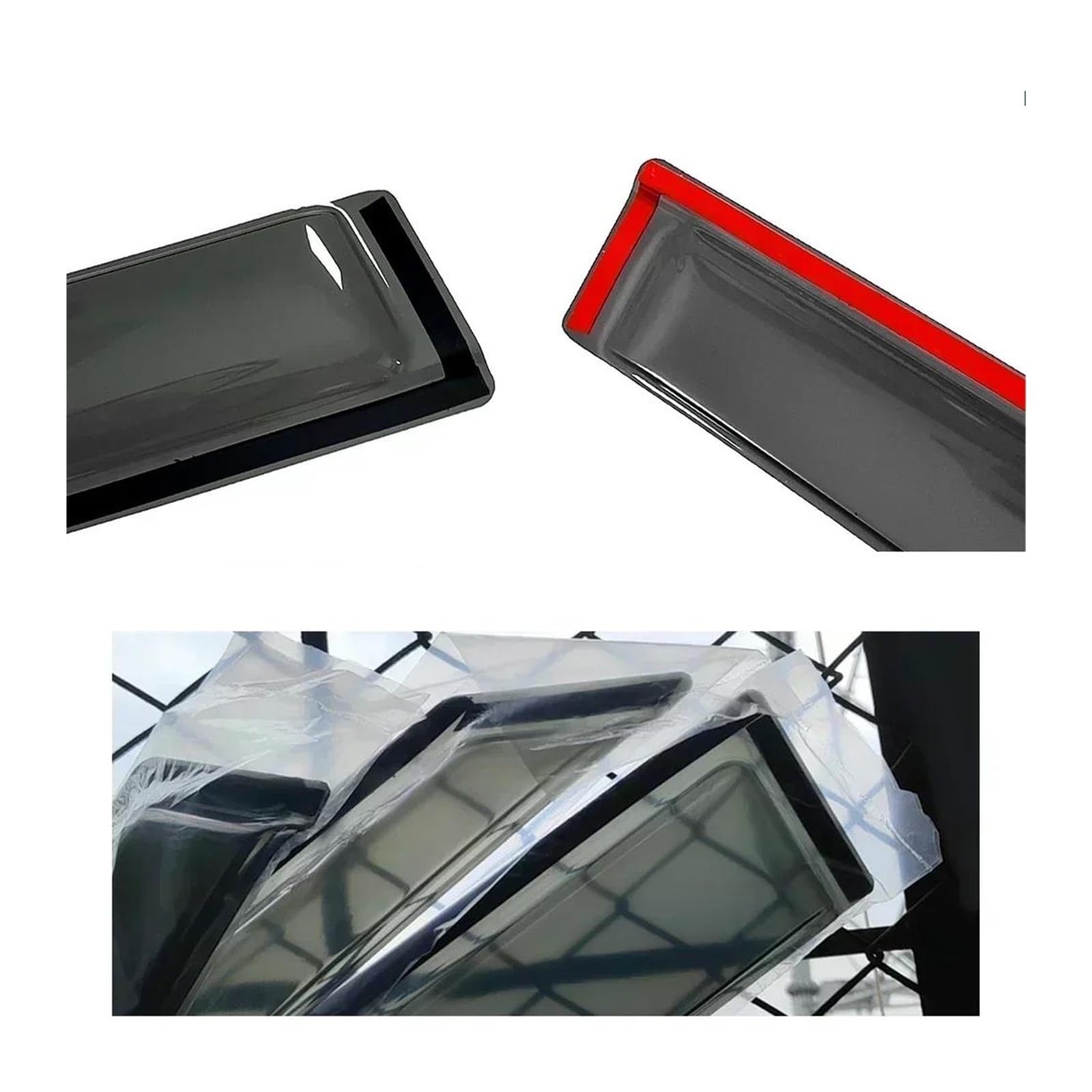 Visiera Antipioggia Visiera Finestrino per Silverado 1500 2007-2013 Cabina ESTESA Deflettori Antivento Parapioggia Portiere Tendine Ventilazione Ventvisor Visiera Parasole