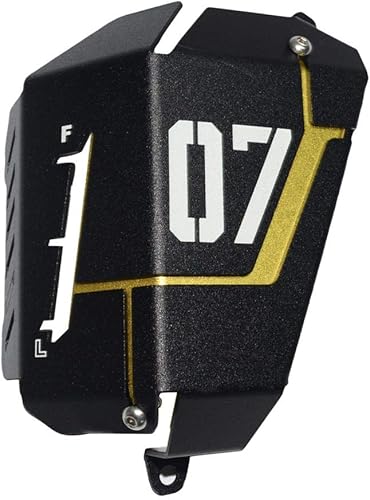 Radiador Refrigerante de agua Resevoir Tank Guard Cover para Yamaha MT-07 FZ-07 MT07 FZ07 2013-2016 2014 2015 motocicleta (dorado)