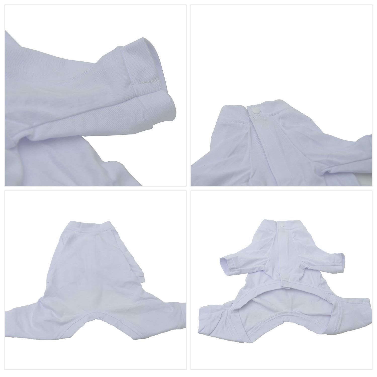 Lovelonglong Four Feet Lightweight Pajamas, Pure Cotton Jumpsuits - Image 3