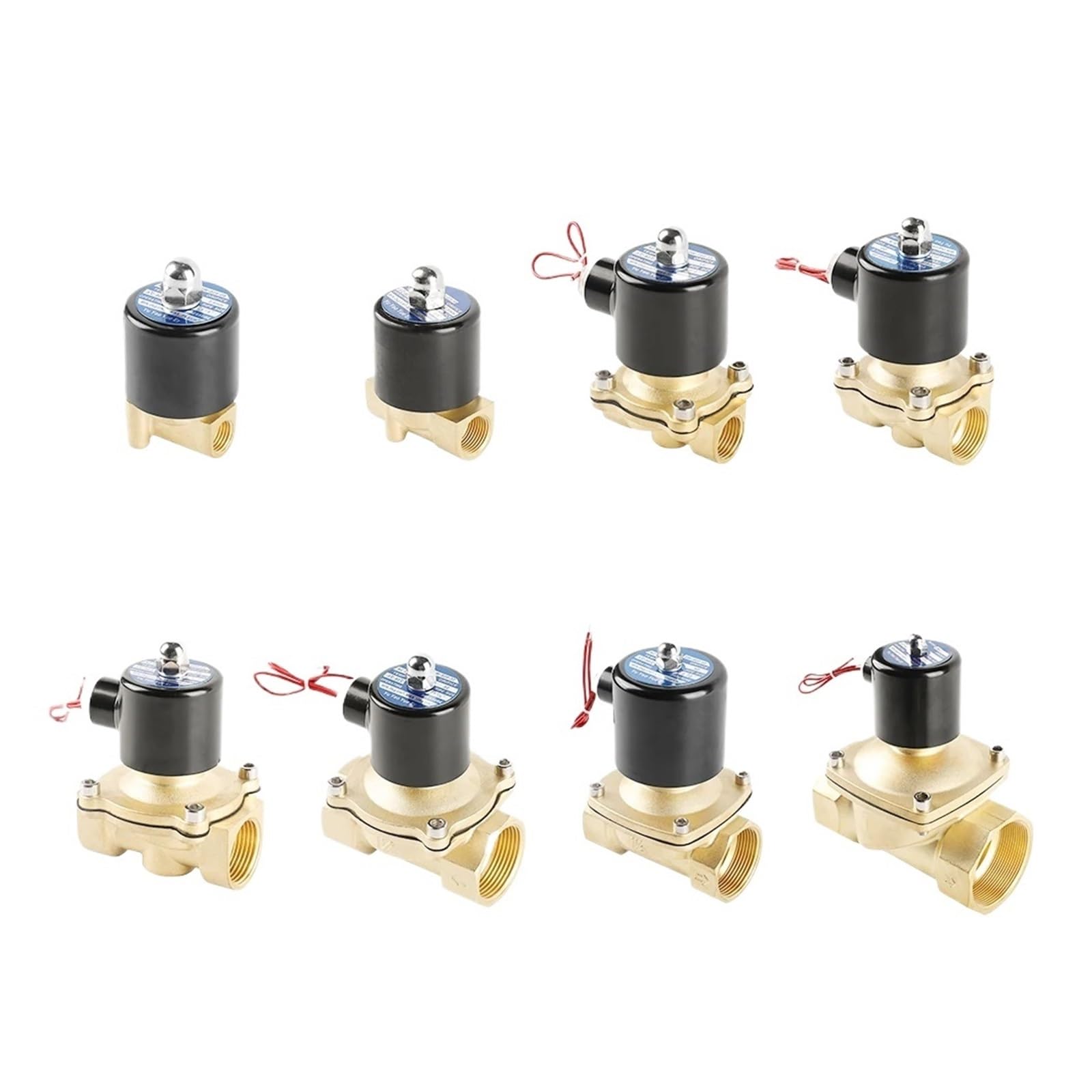 Électrovanne en laiton DN32 pour système d'arrosage de jardin et réseau d'eau