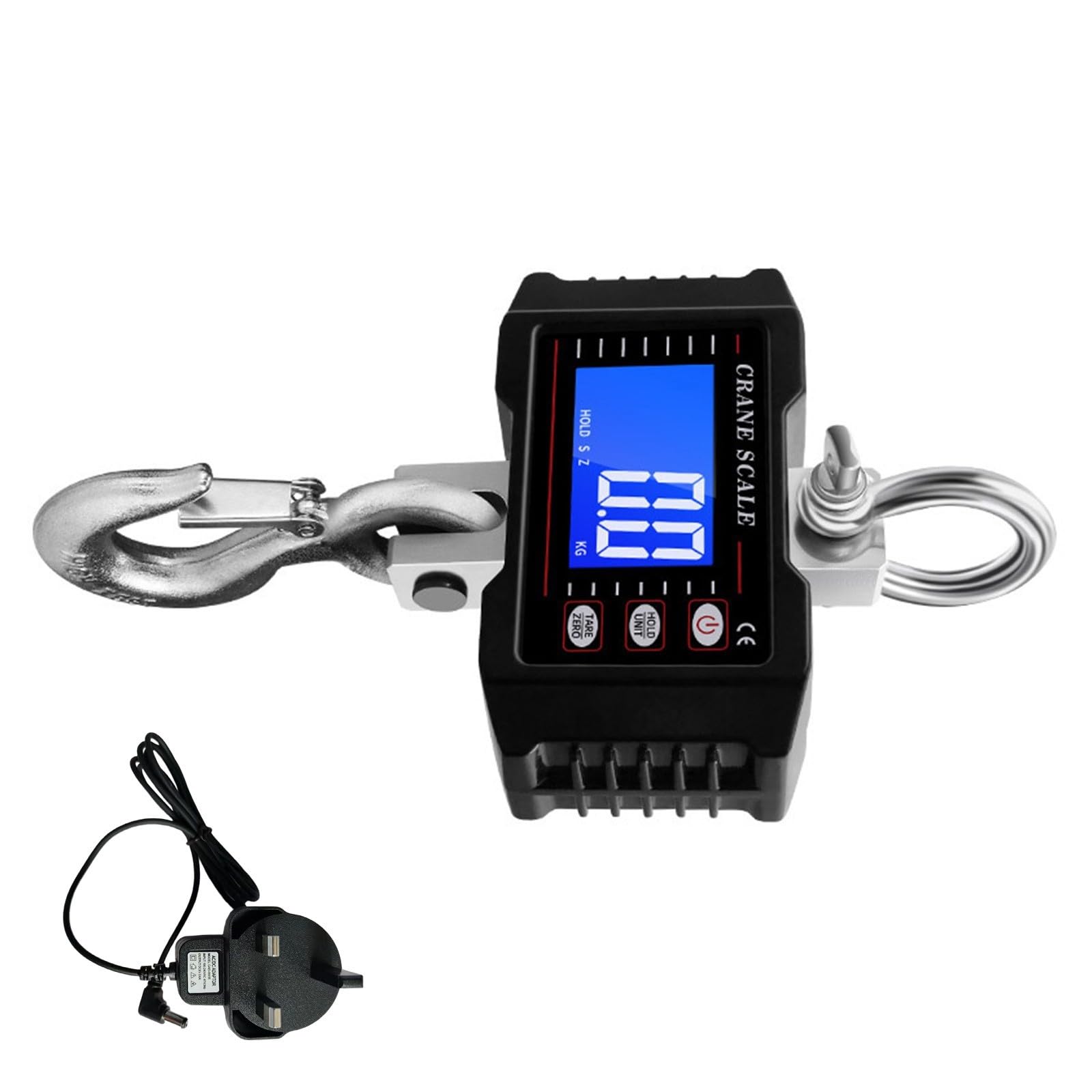 Digital Hanging Scale Heavy Duty Cranes Weighing Tool with Overload Alarm for Farm Warehouse & Logistics Heavy Duty Cranes Scale