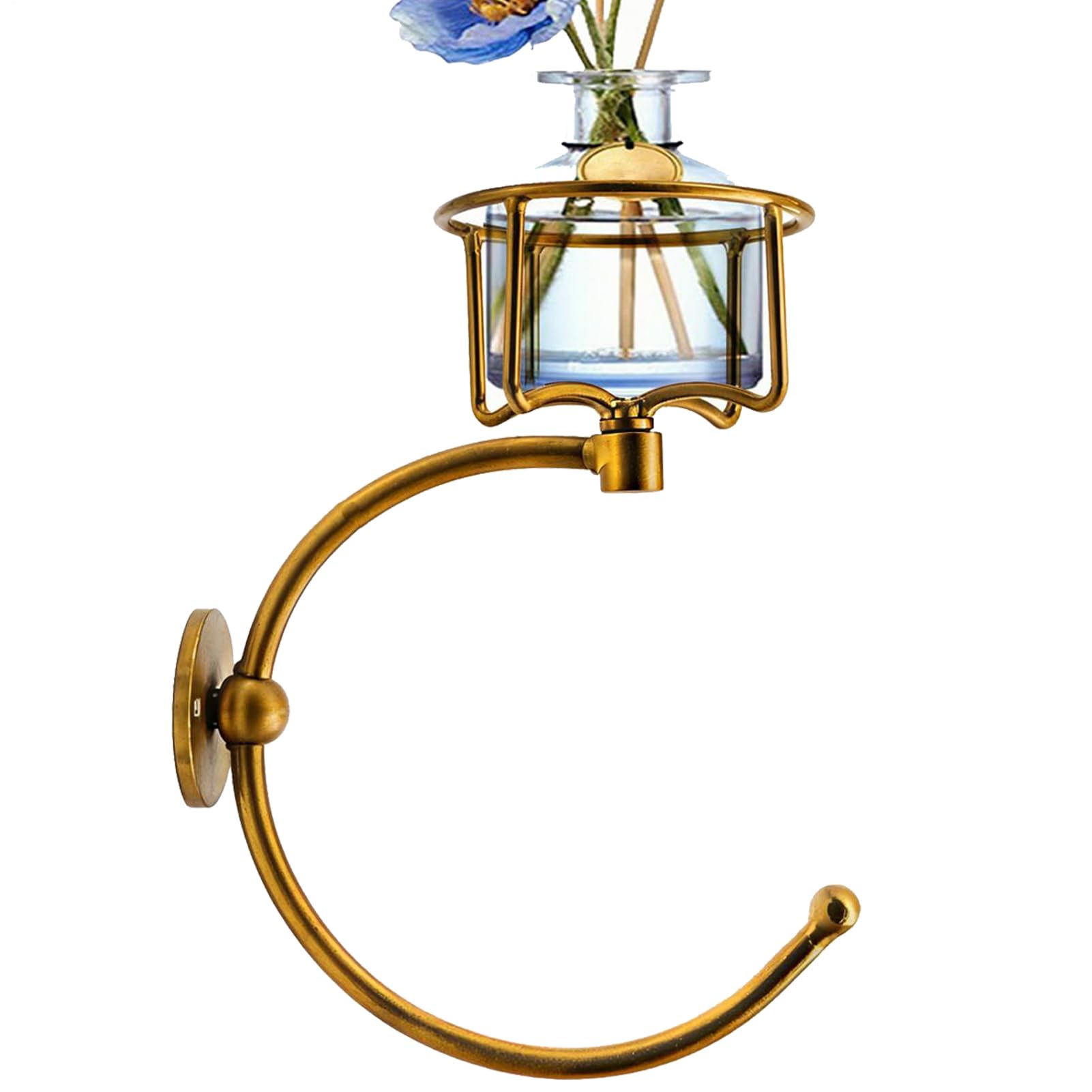 Porte-serviettes mural rustique pour créer une ambiance spa et hôtel chez soi
