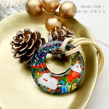 シマエナガ✧︎レジンキーホルダー クリスマス Amazon | 【レジンクラブ】シマエナガ クリスマスVer. ＋