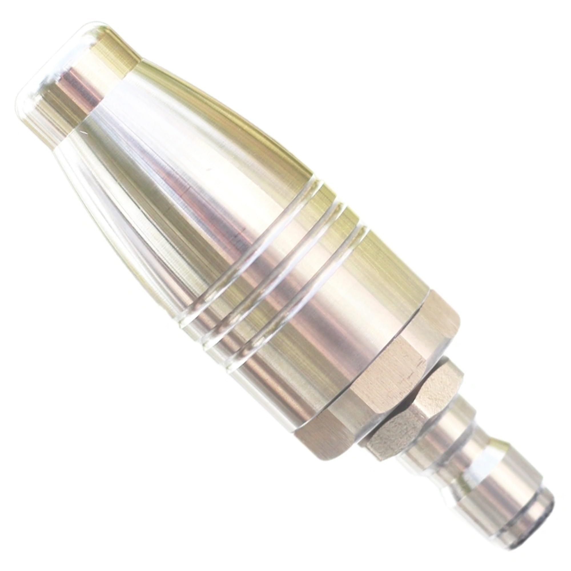 Turbo Nozzle Pressure Washer Tips, SUS 304 Stainless Steel 360°Rotating Turbo Nozzle Tips for Pressure Washer Power Washer 3600 PSI Max with 1/4”Quick Connector, 3.0 Orifice, 4.0 GPM, 180 °F