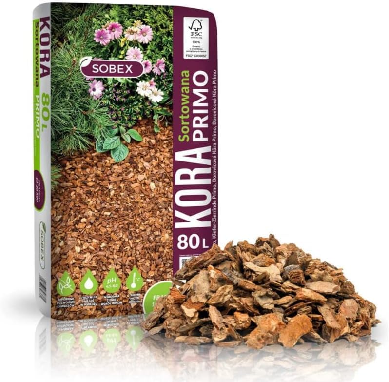 Garden Wood Bark Chippings For Garden | Wood Chips For Mulching, Weed Control, Landscaping, Kids Play Areas, Chicken Bedding I Mulch Decorative Chippings 10-30mm (800 litres - covers 10sqm)