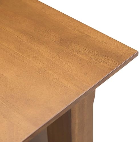 Miniatura 212 de Mesa auxiliar Acadian de Simpli Home, Madera Negro -,Marrón castaño,Azul costero envejecido,Distressed Grey,Casa de campo café,casa de campo