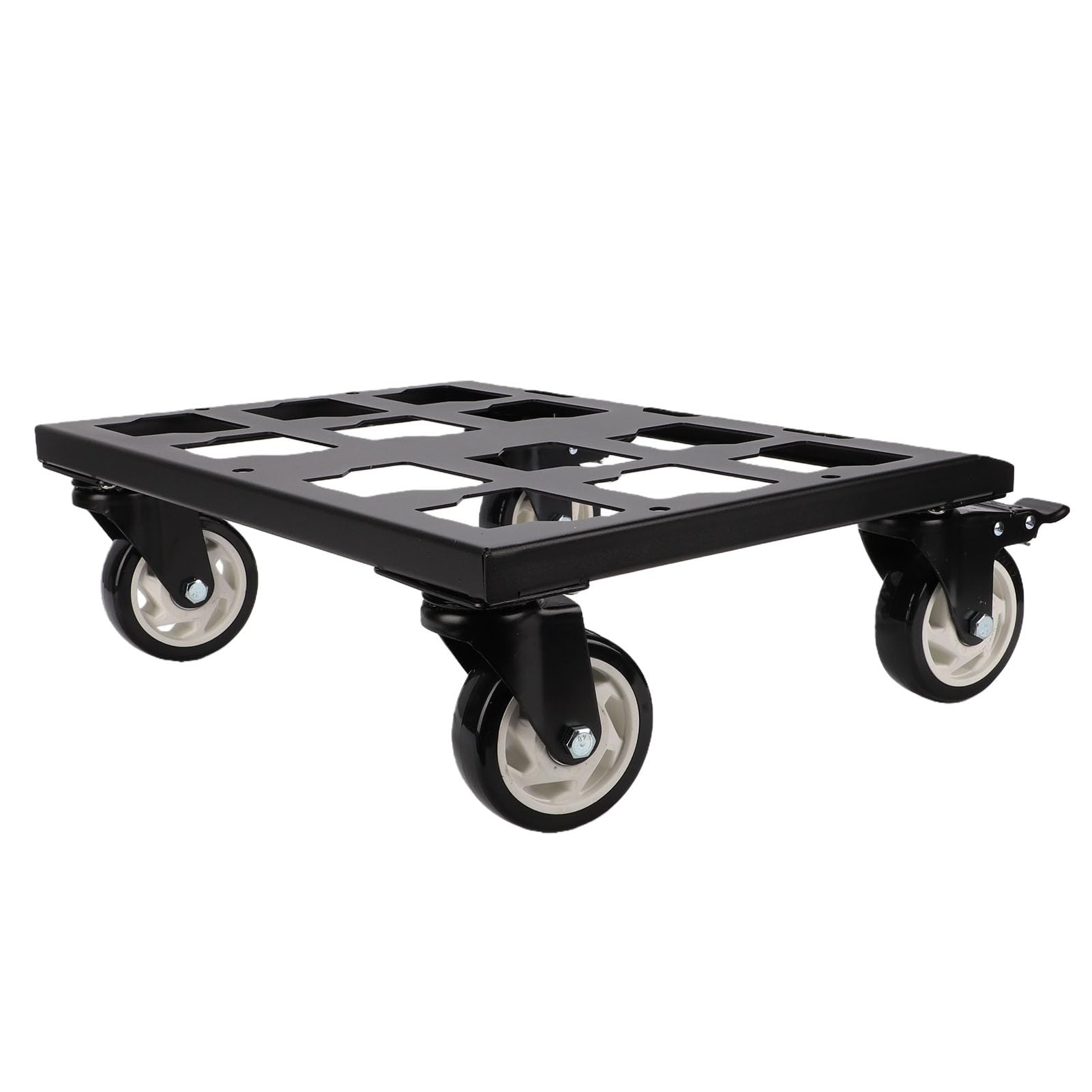 Cocoarm Carro para Caja de Herramientas, Carro con Base Rodante de Acero Engrosado con Ruedas de Bloqueo, Capacidad de 400 LB, Instalación sin Perforación, para Almacenamiento Modular de