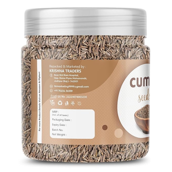 Image of Heaven Bites 100% Natural & Fresh Whole Cumin Seeds Jeera 100GM | No added Colours Sabut Jeera - Flavorful Spice for Indian Cooking & Seasoning - Rich Aroma & Flavor