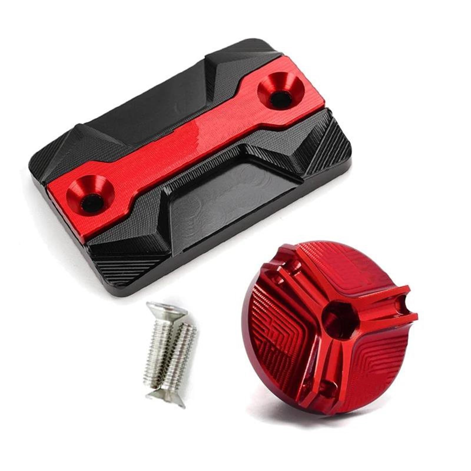 Tapón De Llenado Aceite Motor Motocicleta, Accesorios Para MSX125 Grom 2013-2021, Cubierta Depósito Líquido Frenos Delanteros moto | Black-2 pcs Combo