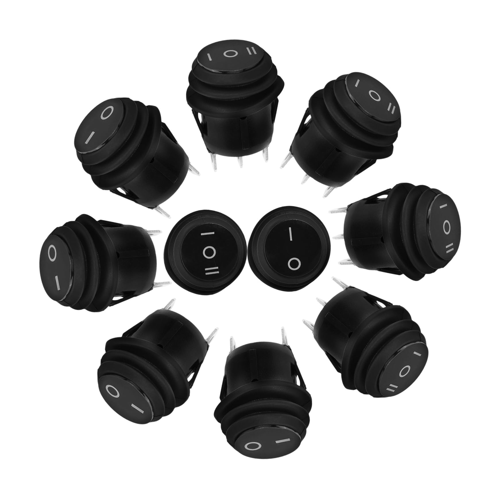 Ciieeo Automotive Toggle Switch Marine Position Toggle Switch Button for Boat Easy to Install