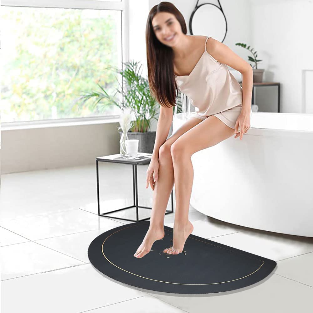 ZLZNX Tappeto Bagno Antiscivolo Tappetino Assorbente Super Morbido con Memory Foam, Utilizzabile in Bagno, Cucina e Camera Letto,1,50x80cm