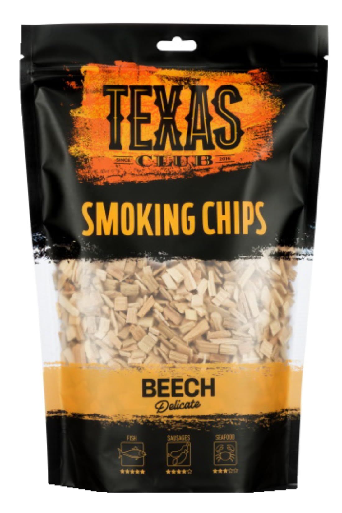 Texas Club Beech smoking chips, 1ltr.