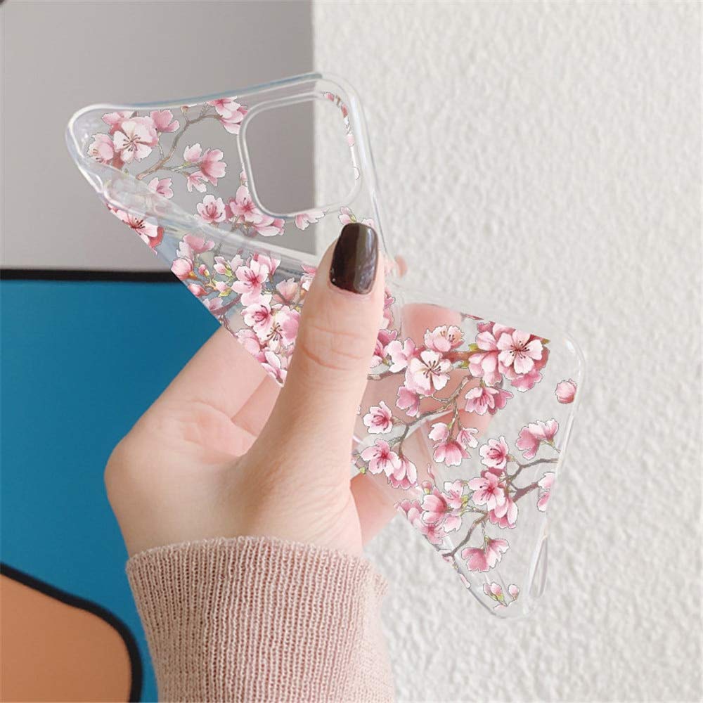 Yoedge 2 Pezzi Cover per iPhone 11 Pro Max 6,5, Sottile Leggero Morbida TPU Custodia in Silicone Antiurto Antigraffio Protettiva Case con Disegni per Donne per iPhone 11 Pro Max, Amore Cuore