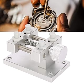 Movement Repair Tool, Watch Strap Removal Device Watchmaker Repair Tool Adjustable for Jewelers or Amateurs for Watchmaker(Silver)