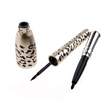 NYKKOLA Makeup Waterproof Leopard Shell Liquid Eye Liner Eyeliner Pen Cosmetic