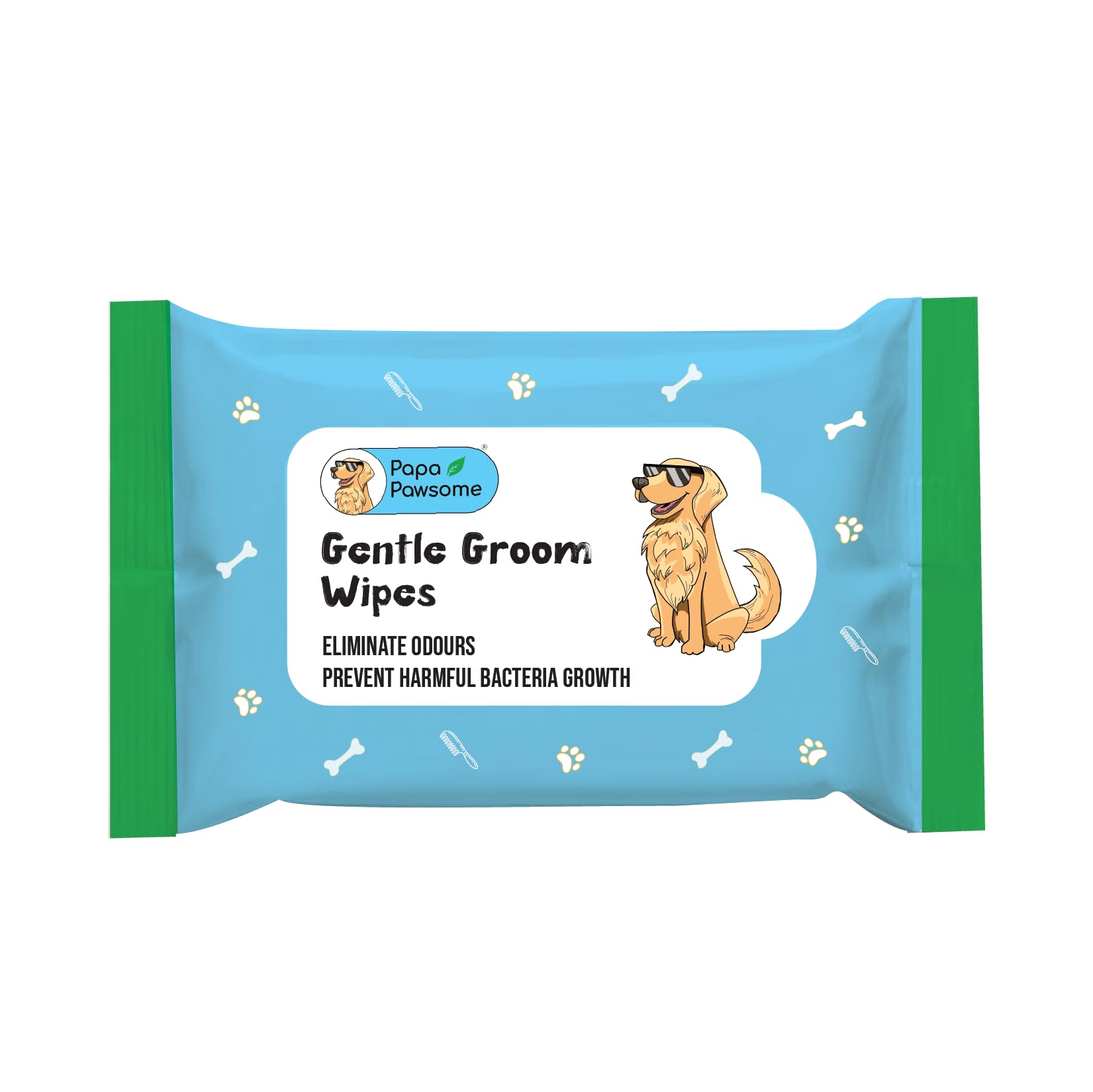 Papa Pawsome’s Gentle Groom Wipes for Dogs, Puppies & Cats 100 Wipes | Suitable for All Breeds & Coats | Pet Grooming Wet Wipes | Removes Dirt & Debris | Eliminates Odours | Easy Pet Grooming at Home (B0D4M5FV6R) Amazon Price History, Amazon Price Tracker