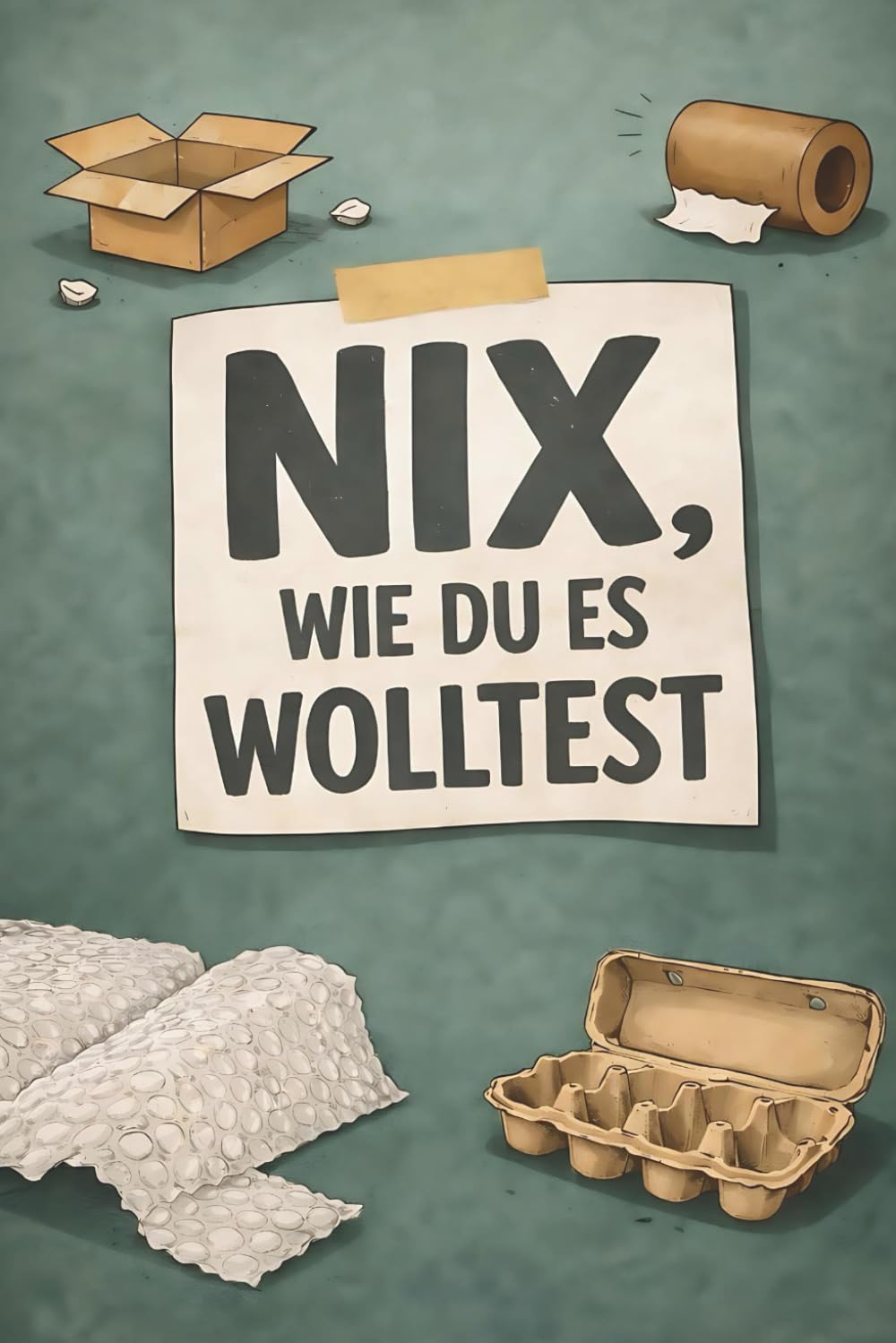 Nix, wie du es wolltest: Das Nix Buch für alle, die sich nix gewünscht haben und genau das ernst meinen. Ein humorvolles Nix Geschenk für Menschen, ... Papa Buch oder ehrliches nichts geschenkt.