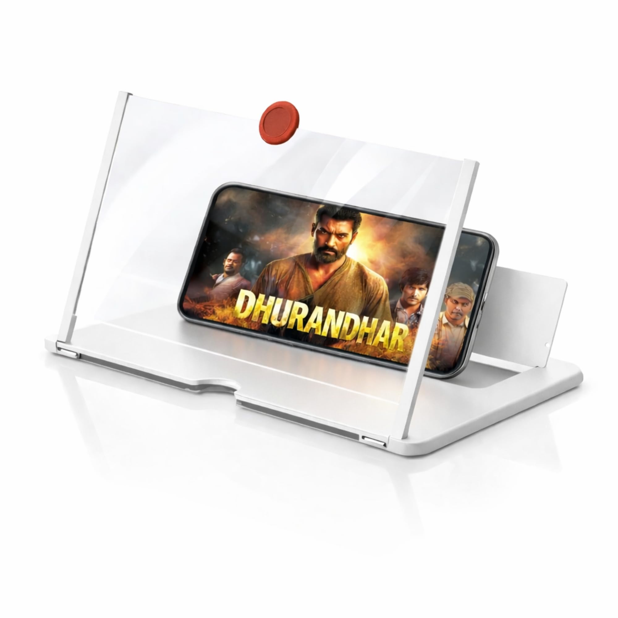 DRUMSTONE ( 2026 Brings 15 Years Warranty ) Mobile Screen Amplifier 12 Inch HD | Foldable 3D Phone Screen Magnifier | Portable Video Enlarger for Movies Gaming Travel-image-3