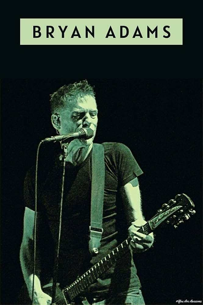 You Are Awesome - Bryan Adams Art Effect Poster Set 1