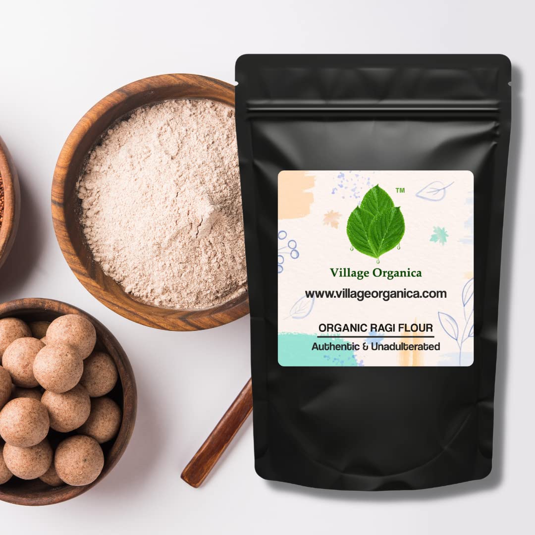Village-Organica Ragi Flour | Millet Flour | Gluten Free Ragi Atta | Unadulterated & Chemical Free | Natural Superfood | 5000gm | 5kg |Pack of 1 | (B08QMT7GPR) Amazon Price History, Amazon Price Tracker