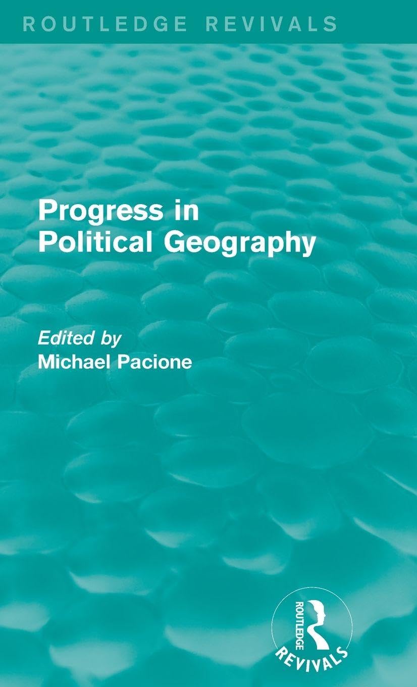 Buy Progress in Political Geography (Routledge Revivals) — BookShops.in