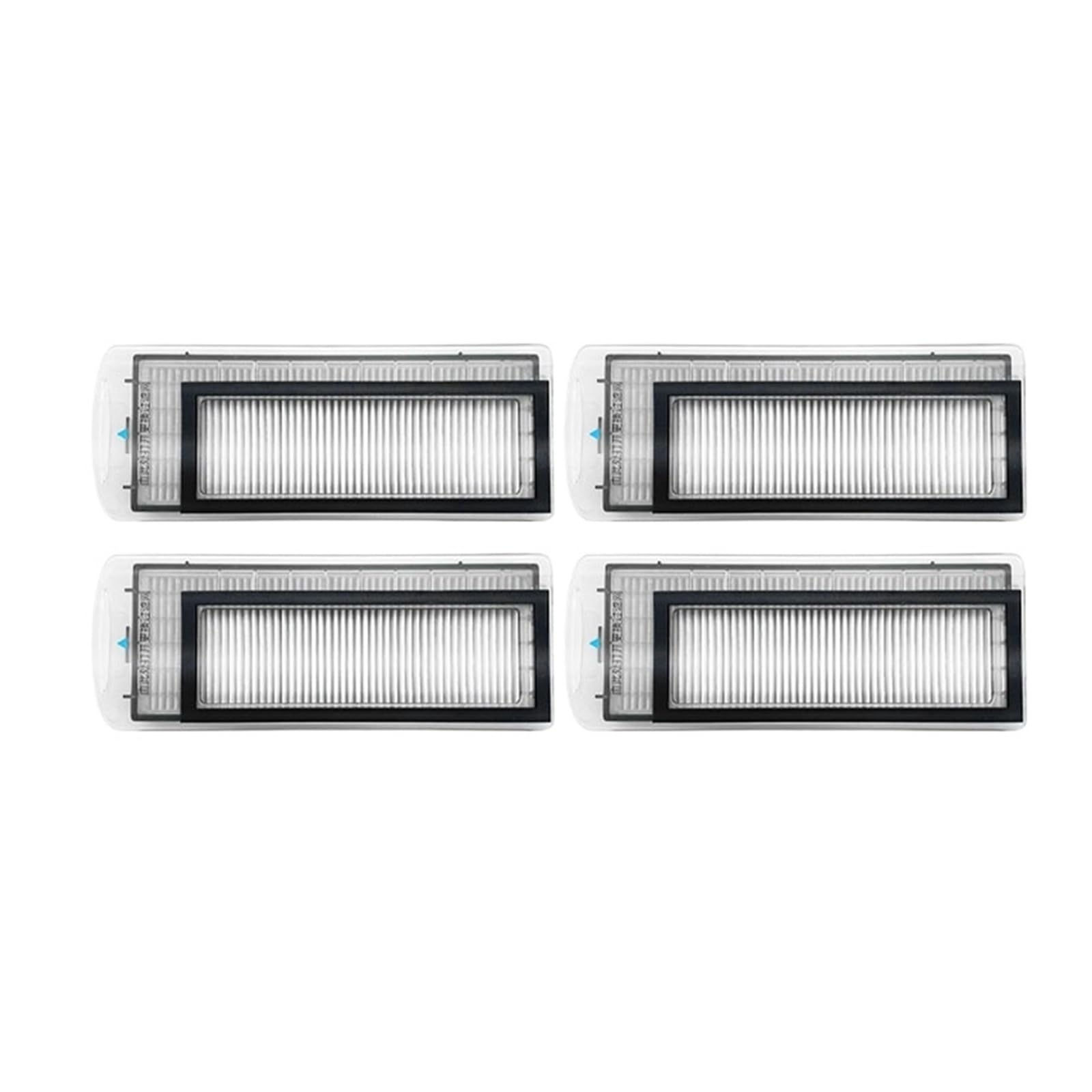 Eezii 4Pcs Vacuum Cleaner Robot Filter Replacement Sweeper Filters Screen Vacuum Filter Element Replacement ，Compatible For Narwal，J1 J2 T10