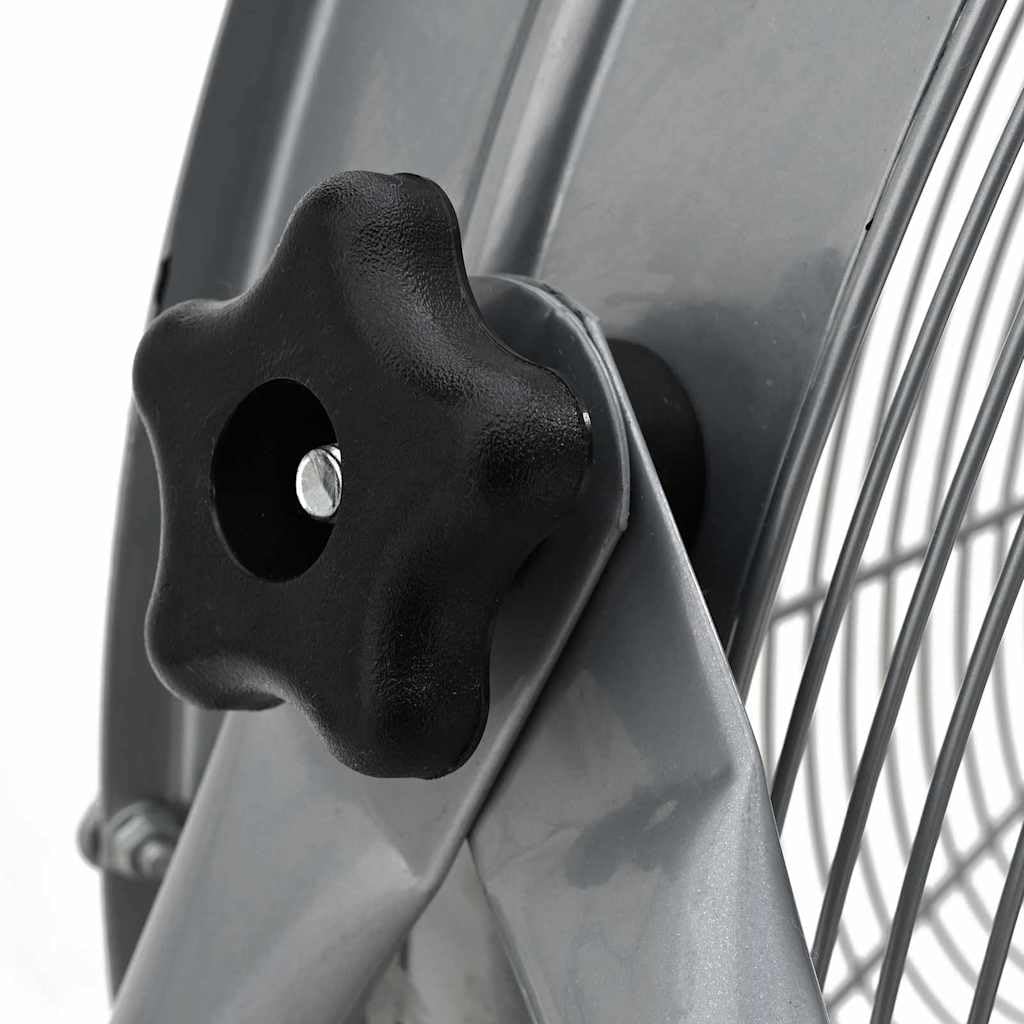 Trommelventilator mit Aluminiumrahmen, 73 x 42 x 70 cm, 180 W Motor, 2 Räder, 360° neigbar, für Werkstatt, Garage, Innen- und Außenbereich, leise Luftzirkulation, kühlen und Frischluft