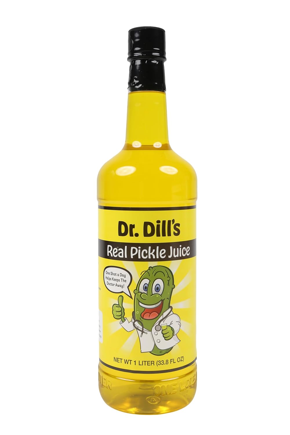 Deli Direct Dr. Dill Pickle Juice 32 oz, for Leg Cramps, Sour Pickle Juice, Made