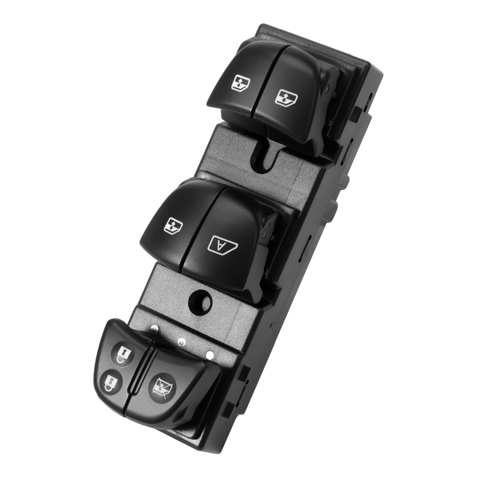 GRACEGALAXY Interruttore Alzacristalli Elettrico Pulsantiera Alzacristalli per Kadjar 2015-2021 25401-1766R 254011766R lato conducente 19 pin