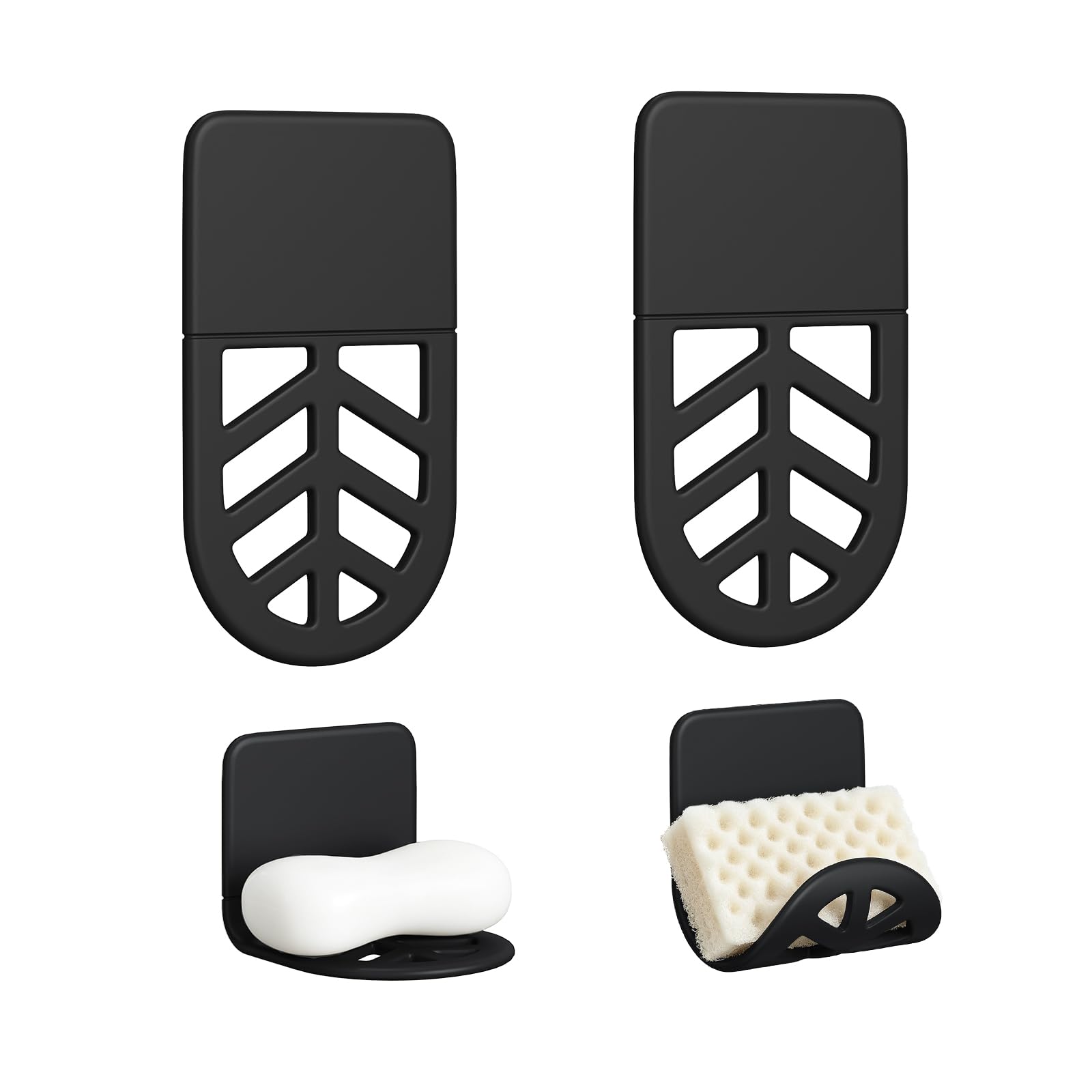 Self Adhesive Sponge Holder - 2 Pack -1
