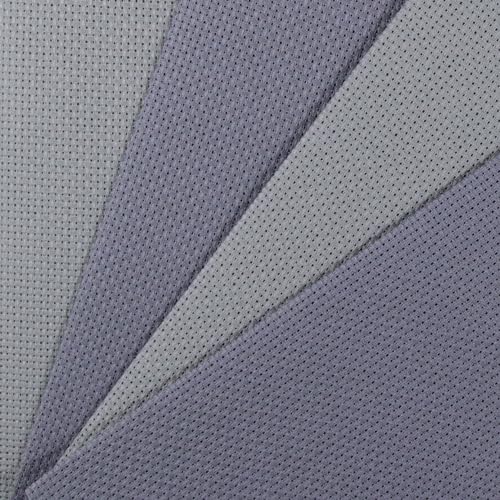Image of KCS 4 pc of 12 inch x 18 inch(30cmx45cm) 14CT Counted Cotton Aida Cloth Cross Stitch Fabric (Light Grey+Light Steel Grey)