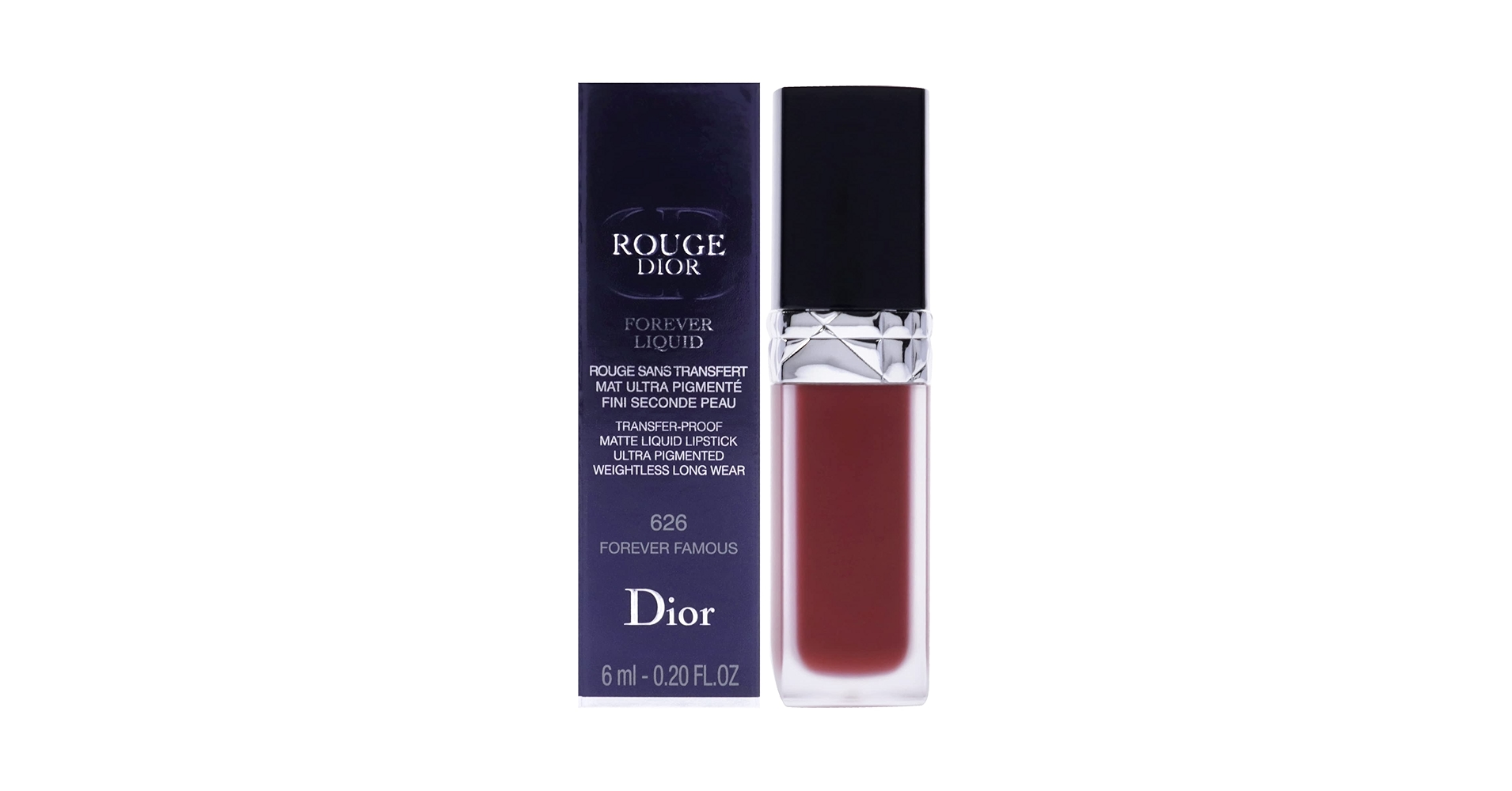 Amazon.com : Dior Christian Rouge Forever Liquid Matte - 626