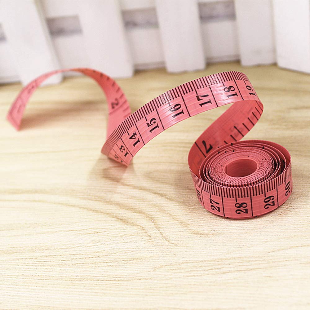 Cinta métrica para Medidas corporales Cinta métrica Suave y Flexible para Coser Cinta de Regla de Tela a Medida 150X1,3 Cm Servicio Duradero y confiable