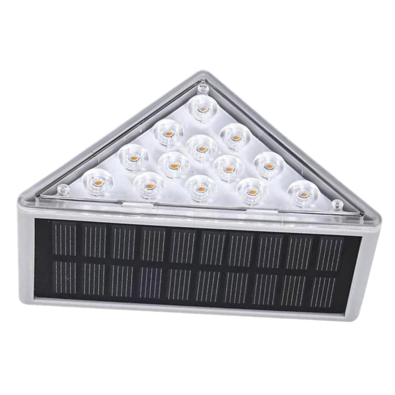 balacoo Sustainable Outdoor Solar Lights Abs Pc Material Stairway Lights Solar Garden Decor