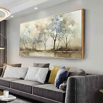 陶板 抽象ART vintage item Amazon.com: Wall Art Abstract Art Vintage Wall Decor Tree