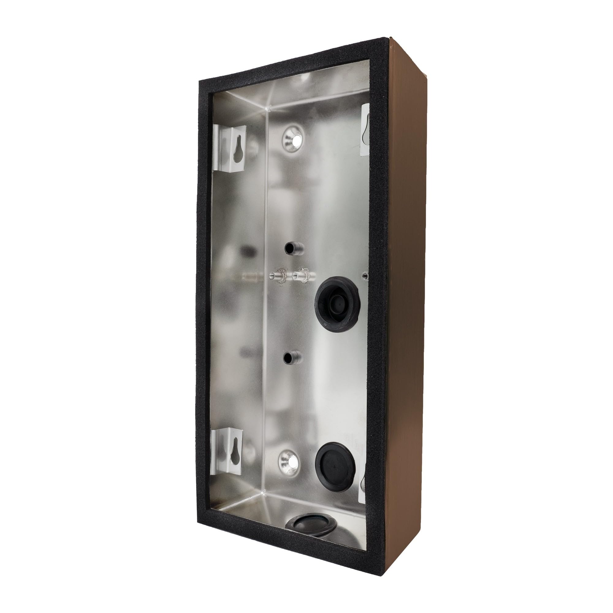Doorbird - Kit D2101BV + SUP-D2101BV - Portero de vídeo IP Lector de Placa RFID + Caja de Montaje aparente Bronce